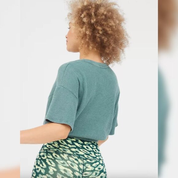 Offline by Aerie Waffle Crop Top - Picture 2 of 8